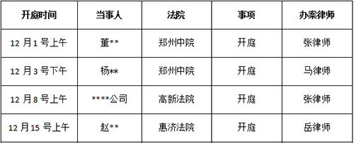 錦盾律所開(kāi)庭公告